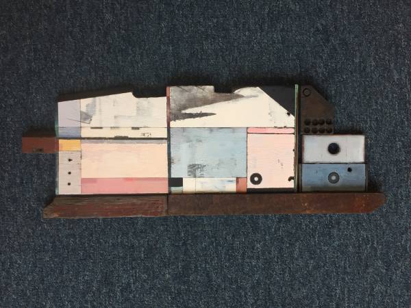 - Acrylic on wood, Painting by Helen Williams, measuring 29 x 81 cm (H x W) £395
